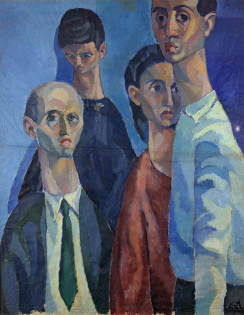 Familia blanca (1960). © Herederos de Luis Eduardo Aute