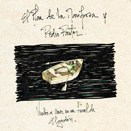 Portada del single «Vuelvo a caer en un túnel de algodón» de El Plan de la Mariposa y Pedro Pastor.