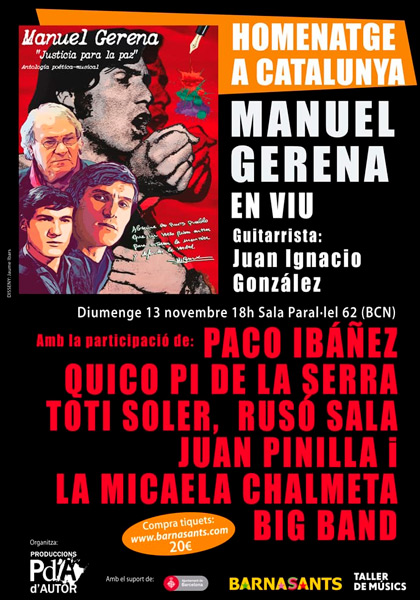 Homenaje de/a Manuel Gerena.