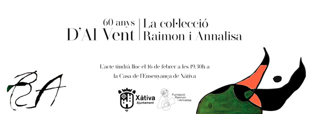 Raimon celebra los 60 años de «Al vent» con una exposición.