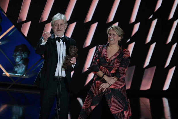 Gaizka Urresti y Paula Labordeta. © Premios Goya - Academia de Cine