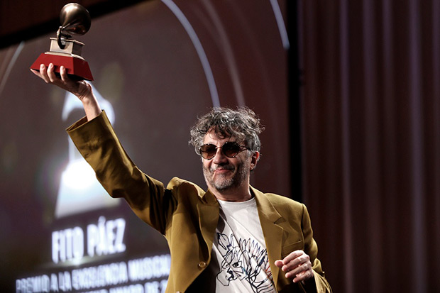 Durante la entrega de los Grammy Latino. © Rodrigo Varela