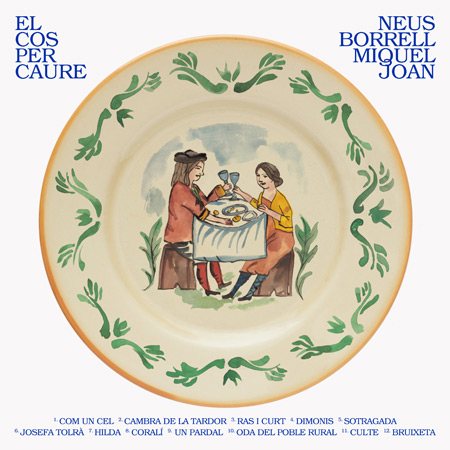 Portada del disco «El cos per caure» de Neus Borrell y Miquel Joan.