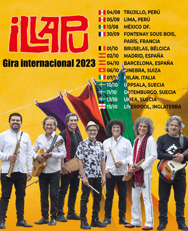 Illapu: Gira Vuelvo Vida Tour Europa 2023.