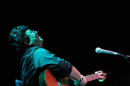 Augusto Blanca en la Sala Luz de Gas. © Xavier Pintanel