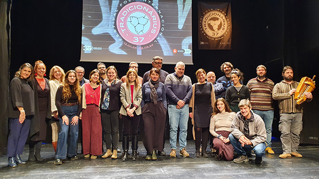 Presentación de la trigésimo séptima edición del Festival Folk Internacional Tradicionàrius en el CAT de Barcelona. © Xavier Pintanel