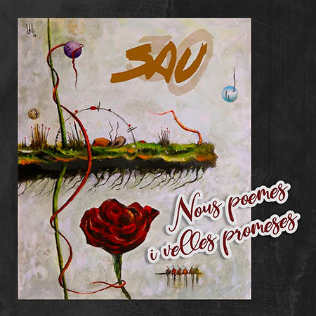 Portada del single «Nous poemes i velles promeses» de Sau30.