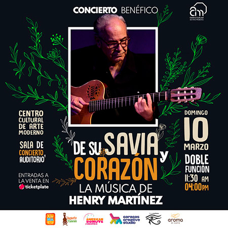 Concierto «De su savia y corazón» en solidaridad a Henry Martínez.