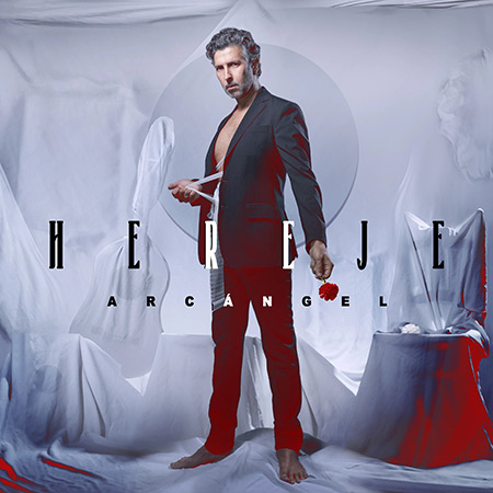 Portada del disco «Hereje» de Arcángel.