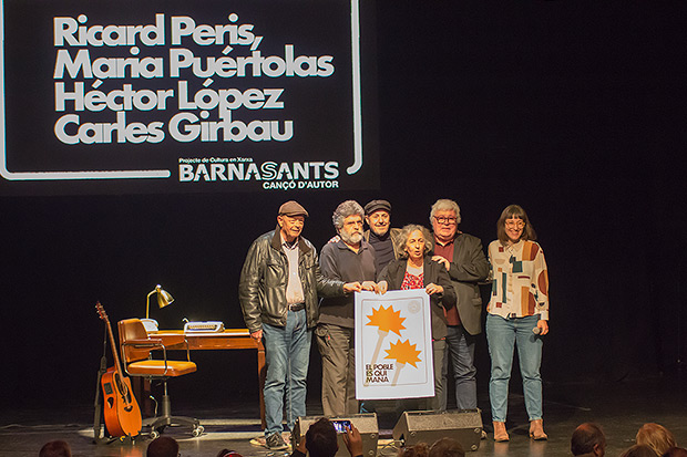 De izquierda a derecha: Carles Girbau, Héctor López, Pere Camps, Maria Púertolas, Ricard Peris y Laura C. de Agorreta. © Xavier Pintanel