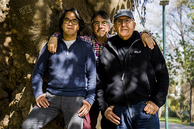 De izquierda a derecha: Daniel Valladares, Mauricio Mena y Marcelo Velis. © Alerce, La Otra Música