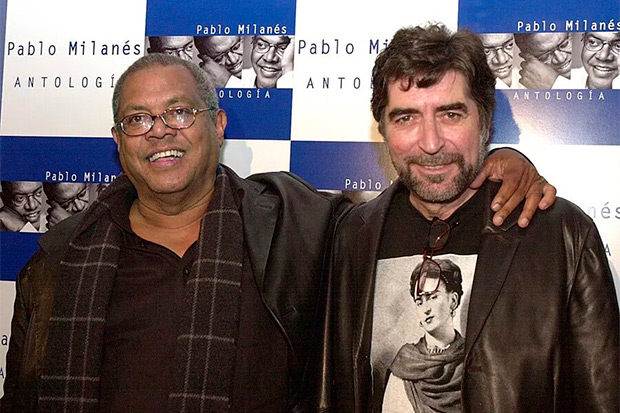 El cantautor cubano Pablo Milanés y Joaquín Sabina en una imagen de archivo. © EFE|Angel Díaz