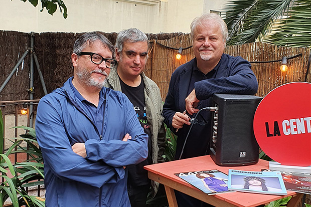 De izquierda a derecha: Jordi Novell, gerente del Grup Enderrock; Joaquim Vilarnau i Lluís Gendrau, presidente del Grup. © Xavier Pintanel
