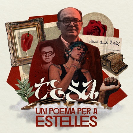 Portada del single «Un poema per a Estellés» de Tesa.