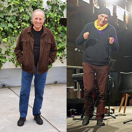 Joan Manuel Serrat y Lluís Llach. © Xavier Pintanel