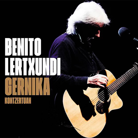 Portada del disco «Gernika kontzertuan» de Benito Lertxundi.