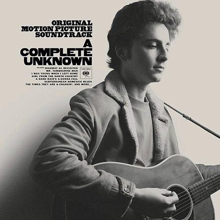 Portada del disco «A Complete Unknown», BSO de la biopic de Bob Dylan con Timothée Chalamet.