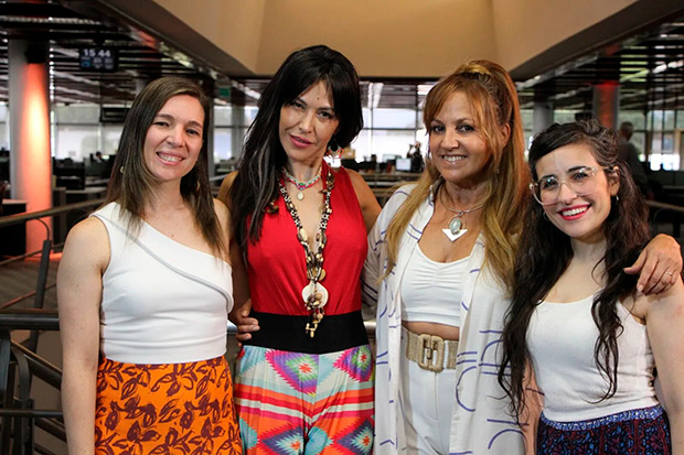Cecilia Mezzadra, Roxana Carabajal,Silvia Lallana y Eli Fernández.