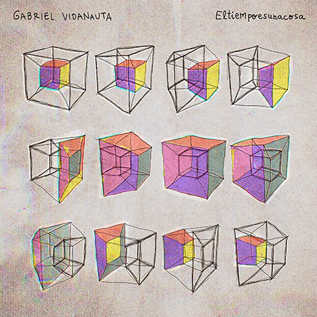 Portada del single «Eltiempoesunacosa» de Gabriel Vidanauta.