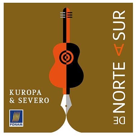 Portada del disco «De norte a sur» Diego Kuropatwa y Fabián Severo.