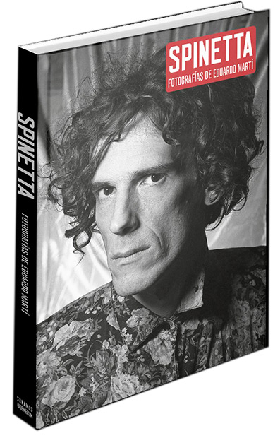 Portada del libro «Spinetta» de Eduardo Martí.