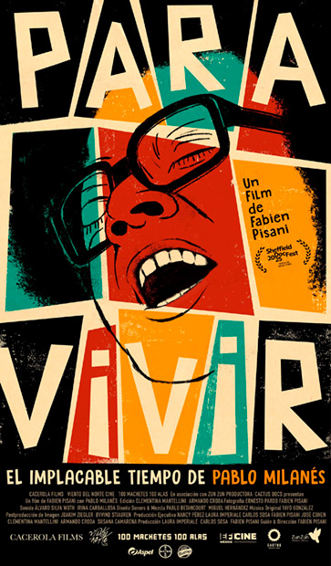 Cartel del documental «Para vivir: El implacable tiempo de Pablo Milanés» de Fabien Pisani.