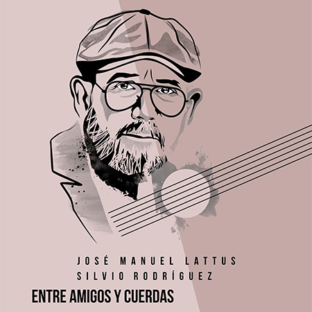 Portada del single «Gorrión» de José Manuel Lattus con Silvio Rodríguez.
