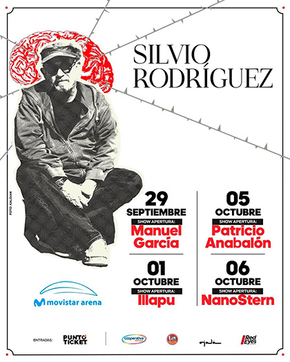 Silvio Rodríguez se reencuentra con el público chileno.