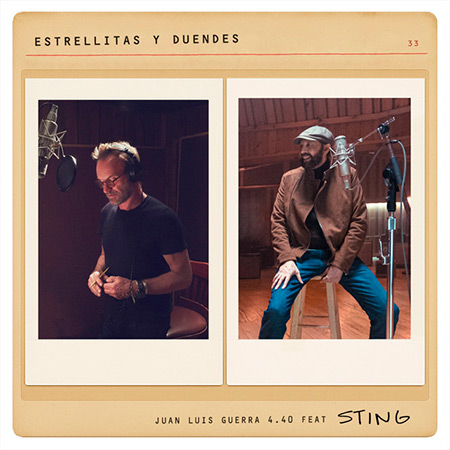 Portada del single «Estrellitas y Duendes» de Juan Luis Guerra.