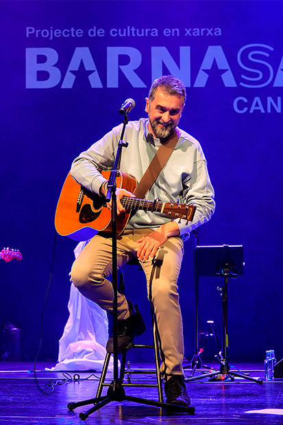 Feliu Ventura present&oacute; el 12 de marzo en la sala Paral&bull;lel 62 de Barcelona su nuevo disco &laquo;Tot el que hem guanyat perdent&raquo; (Todo lo que hemos ganado perdiendo), en un concierto dentro del Festival BarnaSants. &copy; Xavier Pintanel