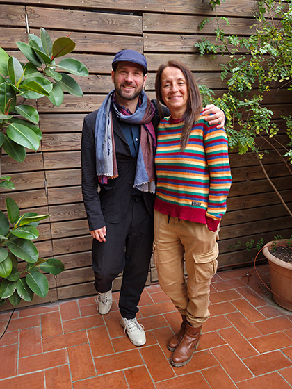 Mar&ccedil;al Girbau y Montse Castell&agrave; en la rueda de prensa celebrada hoy en Barcelona. &copy; Xavier Pintanel
