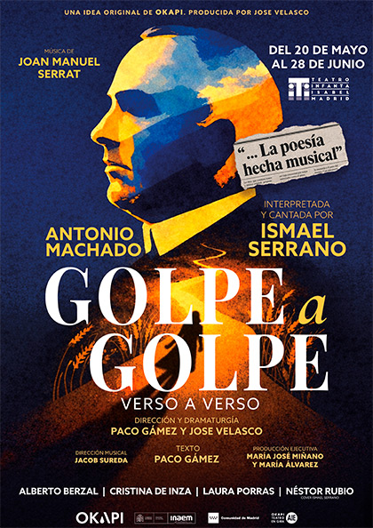 Ismael Serrano se mete en la piel de Machado con m&uacute;sica de Serrat en &laquo;Golpe a golpe, verso a verso&raquo;.