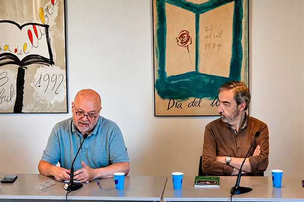 Ferm&iacute; Puig (izquierda) y Miquel-Llu&iacute;s Muntan&eacute;. &copy; Xavier Pintanel