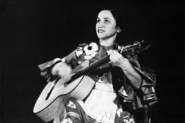 Violeta Parra en 1956. &copy; Foto Rico