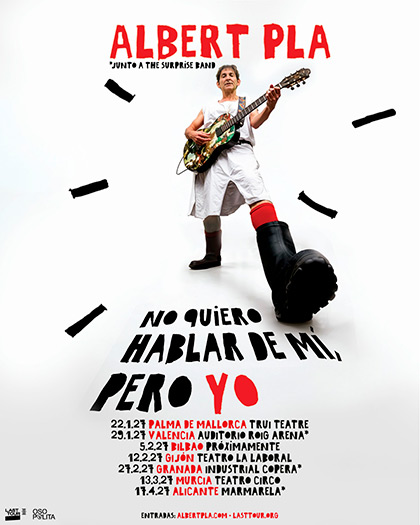 Albert Pla anuncia &laquo;No quiero hablar de m&iacute;, pero yo&raquo;, su nuevo &aacute;lbum, y las primeras fechas de la gira de 2027.