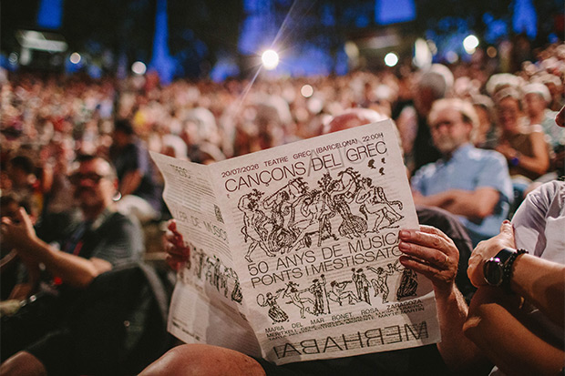 &laquo;Can&ccedil;ons del Grec&raquo; celebra medio siglo de m&uacute;sica en una noche &uacute;nica en el Teatre Grec. &copy; Beth Magre