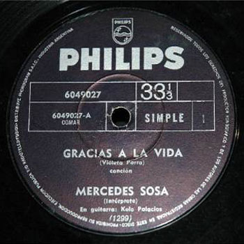 Gracias a la vida / Te recuerdo Amanda (Mercedes Sosa) [1969]