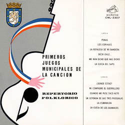 Primeros juegos municipales de la canción (Obra colectiva) [1965]