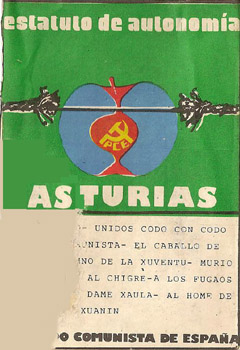 Estatuto de Autonomía Asturias. PCE (Obra colectiva) [1977]