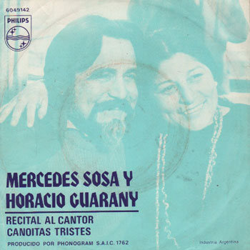 Recital al cantor (Mercedes Sosa - Horacio Guarany) [1974]