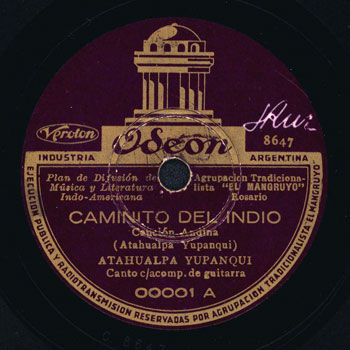 Caminito del indio (Atahualpa Yupanqui) [1936]