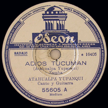 Adiós Tucumán (Atahualpa Yupanqui) [1953]