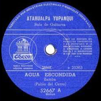 Agua escondida (Atahualpa Yupanqui) [1960]