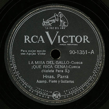 RCA Victor 90-1351 (Hermanas Parra) [1953]