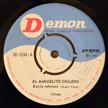 Demon SD-0164 (single) (Tita Parra) [1966]