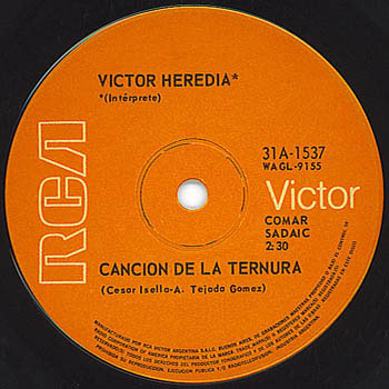 RCA Victor 31A-1537 (Víctor Heredia) [1969]