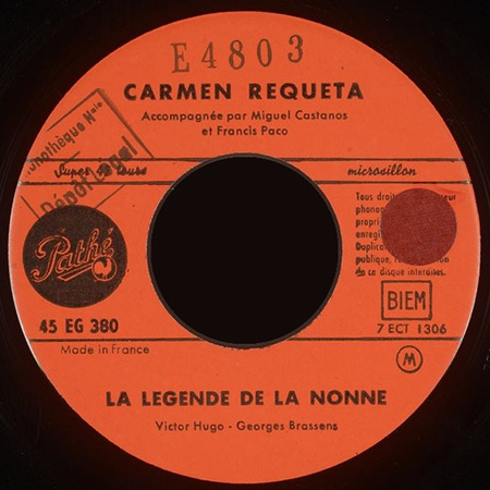 La légende de la nonne (Carmen Requeta) [1958]