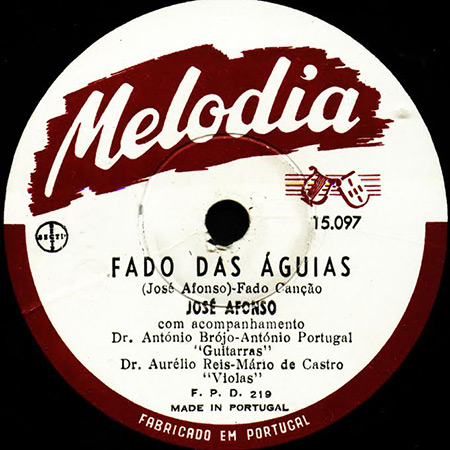 Fados de Coimbra (Melodia 15097) (José Afonso) [1953]