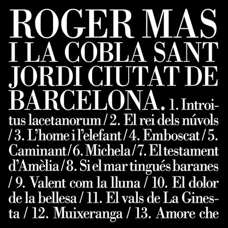 Roger Mas i la Cobla Sant Jordi Ciutat de Barcelona (Roger Mas  i la Cobla Sant Jordi Ciutat de Barcelona) [2012]