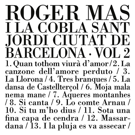 Roger Mas i la Cobla Sant Jordi Ciutat de Barcelona Vol 2 (Roger Mas i la Cobla Sant Jordi Ciutat de Barcelona) [2024]
